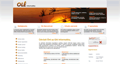 Desktop Screenshot of ole.hu