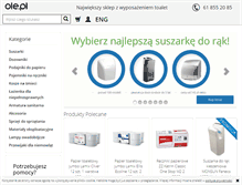 Tablet Screenshot of ole.pl